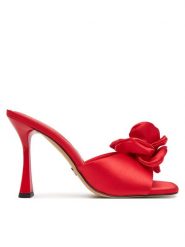 Aldo Klapki Redrose 13922315 Czerwony. Czerwone klapki damskie Aldo, bez wzorów, z materiału, bez obcasa, bez zapięcia. Za 469.99 zł.
