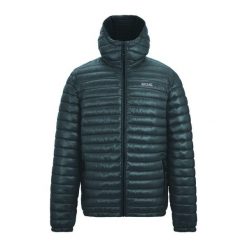 Męska Ocieplana Kurtka Hurden. Brązowe kurtki męskie Regatta, l, bez wzorów, z materiału, z kapturem. Za 254.99 zł.