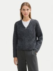 Tom Tailor Denim Kardigan 1043968 Szary Relaxed Fit. Szare kardigany damskie TOM TAILOR DENIM, xl, bez wzorów, z denimu, bez kołnierzyka. Za 179.99 zł.