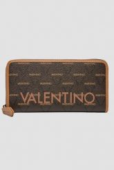 VALENTINO Brązowy portfel Liuto. Brązowe portfele damskie Valentino by Mario Valentino. W wyprzedaży za 175.99 zł.