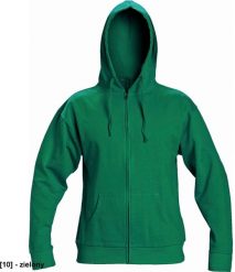 CERVA NAGAR - bluza z kapturem ściąganym sznurkiem 80% bawełna, 20% poliester - zielony 3XL. Zielone bluzy sportowe męskie CERVA, m, bez wzorów, z bawełny, z kapturem. Za 78.74 zł.