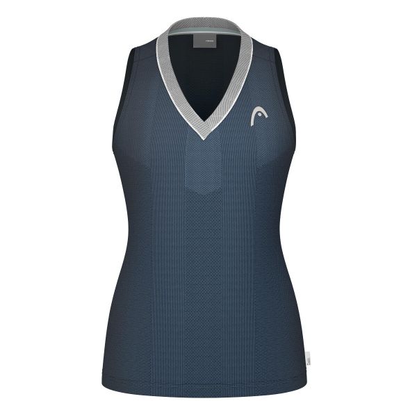 Damski tank top Head Performance. Niebieskie topy damskie Head, bez wzorów, sportowe, bez kołnierzyka, bez ramiączek. W wyprzedaży za 282.80 zł.