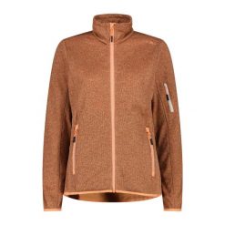 Bluza damska CMP Knit-Tech. Brązowe bluzy damskie CMP, l, bez wzorów, bez ramiączek, bez kaptura. Za 261.30 zł.