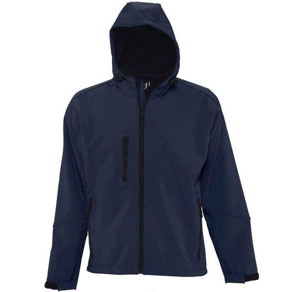 Męska Kurtka Soft Shell Replay Z Kapturem. Niebieskie kurtki męskie SOL'S, m, bez wzorów, sportowe, z kapturem. Za 352.99 zł.