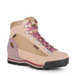 Buty trekkingowe Gore-tex damskie Aku Ultralight. Brązowe obuwie trekkingowe damskie Aku, z gore-texu, bez zapięcia. Za 399.00 zł.