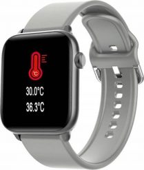 Smartwatch King Watch KW37 Szary. Szare zegarki smartwatch King Watch, bez wzorów. Za 199.99 zł.