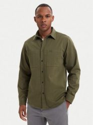 HUGO Koszula Egrin 50566885 Zielony ciemny Regular Fit. Zielone koszule męskie Hugo, m, bez wzorów, z bawełny, bez kołnierzyka, bez ramiączek. Za 449.99 zł.
