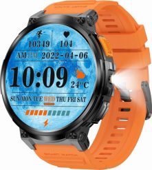 Smartwatch Gravity GT23-3 Pomarańczowy (GT23). Brązowe zegarki smartwatch Gravity, bez wzorów. Za 383.37 zł.