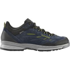 Buty trekkingowe męskie Lowa Delago Low Gtx. Niebieskie trekkingi męskie Lowa, z gore-texu, bez zapięcia. Za 1,168.00 zł.