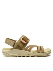 Merrell Sandały Terran 4 Backstrap J006796 Brązowy. Brązowe sandały damskie Merrell, bez wzorów, ze skóry, bez obcasa, na płaskiej podeszwie, bez zapięcia. Za 219.99 zł.