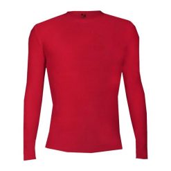 Koszulka z długim rękawem Pro Compression Adults Men Round Neck Undershirt. Czerwone bluzy męskie BADGER SPORT, m, bez wzorów, sportowe, bez ramiączek, bez kaptura. Za 215.95 zł.