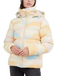 Kurtka Damska Fundango Amber. Żółte kurtki sportowe damskie FUNDANGO, na zimę, l, bez wzorów, z materiału, bez ramiączek, bez kaptura, narciarskie. Za 349.00 zł.