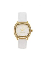 U.S. Polo Assn. Zegarek Mirabelle USP8490WH Biały. Białe, analogowe zegarki damskie U.S. Polo Assn., ze skóry. Za 449.99 zł.