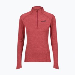 Bluza do biegania damska Inov-8 Train Elite Mid Half Zip. Czerwone bluzy damskie Inov-8, na zimę, bez wzorów, bez ramiączek, bez kaptura. Za 299.99 zł.
