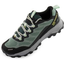 Buty outdoor damskie Merrell Speed Strike GTX Foggy Blue EU 39. Białe obuwie trekkingowe damskie Merrell, z gore-texu, bez zapięcia. Za 482.99 zł.
