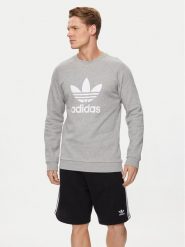 Adidas Bluza Adicolor Classics Trefoil Crewneck Sweatshirt IA4857 Szary Regular Fit. Szare bluzy męskie Adidas, m, bez wzorów, z bawełny, bez ramiączek, bez kaptura. Za 279.99 zł.