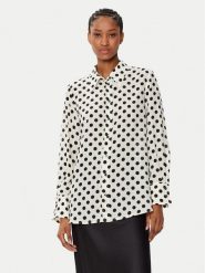 Marella Koszula Conio 2513111061 Biały Regular Fit. Białe koszule damskie Marella, bez wzorów, z jedwabiu, bez kołnierzyka, bez ramiączek. Za 649.99 zł.
