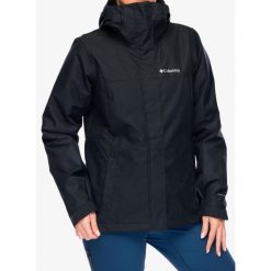 Kurtka wodoodporna damska Columbia Hikebound II Interchange Jacket. Czarne kurtki sportowe damskie Columbia, bez wzorów, bez ramiączek, bez kaptura, trekkingowe. Za 613.99 zł.