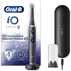 Szczoteczka magnetyczna Oral-B iO 9 czarny. Czarne szczoteczki soniczne Oral-B. Za 849.00 zł.
