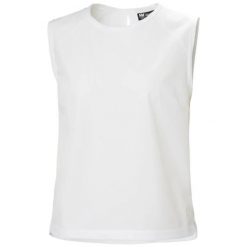 Damski tank top Helly Hansen Thalia. Białe topy damskie Helly Hansen, bez wzorów, eleganckie, bez kołnierzyka, bez ramiączek. Za 270.50 zł.