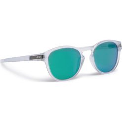Okulary przeciwsłoneczne OAKLEY - Latch OO9265-13 Matte Clear/Jade Iridium. Białe okulary przeciwsłoneczne damskie Oakley. W wyprzedaży za 469.00 zł.