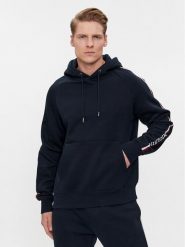 Tommy Hilfiger Bluza Global Stripe MW0MW33659 Granatowy Regular Fit. Niebieskie bluzy męskie Tommy Hilfiger, m, bez wzorów, z syntetyku, bez ramiączek, bez kaptura. Za 519.99 zł.