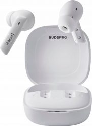 Słuchawki Intenso Intenso Buds Pro T502HAE, headset (white). Białe słuchawki bezprzewodowe Intenso. Za 185.94 zł.