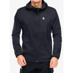 Kurtka softshell Black Diamond Alpine Start Hoody. Czarne kurtki męskie Black Diamond, m, bez wzorów, z softshellu, bez kaptura, trekkingowe. Za 609.88 zł.