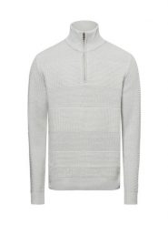 Jack & Jones Sweter - JJHugo Mężczyźni Sztuczne włókno beżowy|szary, XL. Brązowe swetry męskie Jack & Jones, m, bez wzorów, z włókna, klasyczne, bez kołnierzyka, bez ramiączek. Za 229.95 zł.