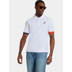 Koszulka Polo Męska Nautica Pascal B&T. Białe koszulki sportowe męskie Nautica, m, bez wzorów, z materiału, bez ramiączek, żeglarskie. Za 369.00 zł.