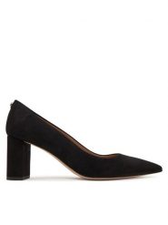 BOSS Czółenka Janet 50542386 Czarny. Czarne czółenka damskie Boss, bez wzorów, ze skóry, bez obcasa, bez zapięcia. Za 835.99 zł.