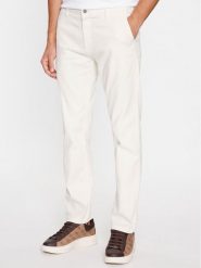 Guess Chinosy Angels M3BB16 WFPRA Écru Slim Fit. Eleganckie spodnie męskie Guess, z aplikacjami, z bawełny. Za 639.99 zł.