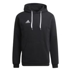 Entrada 22 Sweat Hoodie. Czarne bluzy męskie Adidas, m, bez wzorów, bez kaptura, do piłki nożnej. Za 199.00 zł.