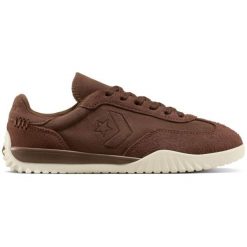 Buty sportowe Converse Run Star Trainer Suede. Brązowe buty sportowe męskie Converse, bez wzorów, z zamszu, bez zapięcia, na fitness i siłownię. Za 690.00 zł.