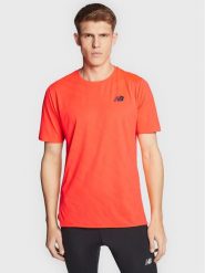 New Balance Koszulka techniczna Speed Jacquard MT23281 Pomarańczowy Athletic Fit. Brązowe koszulki sportowe męskie New Balance, m, bez wzorów, z syntetyku, bez ramiączek, na fitness i siłownię. Za 189.00 zł.