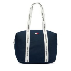 Torebka Tommy Hilfiger. Brązowe shopperki damskie Tommy Hilfiger, bez wzorów, bez dodatków. Za 329.99 zł.