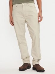 Calvin Klein Jeans Spodnie materiałowe J30J326263 Beżowy Straight Fit. Brązowe spodnie materiałowe męskie Calvin Klein Jeans, bez wzorów, z jeansu. Za 359.99 zł.
