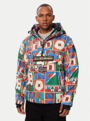 Napapijri Kurtka anorak Rf Next Aop 1 NP0A8AHX Kolorowy Regular Fit. Kurtki męskie Napapijri, m, bez wzorów, z syntetyku, bez kaptura. Za 1,319.00 zł.