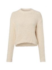 Noisy May Damski sweter z dzianiny - NMSassy Kobiety beżowy jednolity, L. Brązowe swetry nierozpinane damskie Noisy May, l, bez wzorów, z dzianiny, eleganckie, bez kołnierzyka, bez ramiączek. Za 199.95 zł.