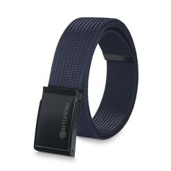 Pasek parciany BETLEWSKI PRC-21_CZ-1 XL granatowy. Niebieskie paski męskie Betlewski, z materiału. Za 39.99 zł.