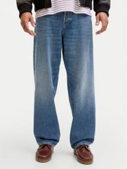 Jack & Jones Jeansy Eddie 12290185 Niebieski Baggy Fit. Niebieskie jeansy męskie Jack & Jones, z bawełny. Za 259.99 zł.