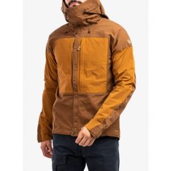 Kurtka trekkingowa męska Fjallraven Keb Jacket. Brązowe kurtki męskie Fjällräven, m, bez wzorów, sportowe, bez kaptura. Za 1,059.99 zł.