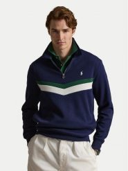 Polo Ralph Lauren Bluza 710B20262002 Granatowy Regular Fit. Niebieskie bluzy męskie Polo Ralph Lauren, m, bez wzorów, z bawełny, bez ramiączek, bez kaptura. Za 989.99 zł.
