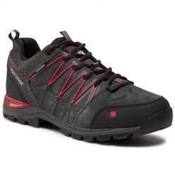 Buty trekkingowe męskie Karrimor Pinnacle Low. Czarne trekkingi męskie Karrimor, z gumy, bez zapięcia. Za 474.99 zł.