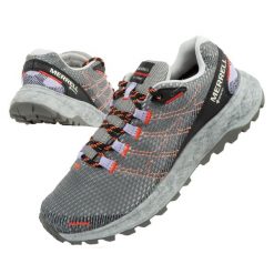 Buty damskie sportowe Merrell Fly Strike GTX. Szare obuwie sportowe damskie Merrell, bez wzorów, z gore-texu, bez zapięcia, wspinaczkowe, gore-tex. Za 240.73 zł.