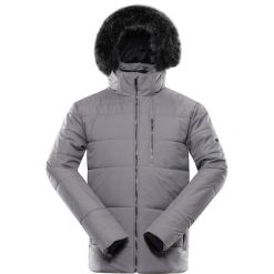 Męska wodoodporna kurtka zimowa Alpine Pro Loder. Szare kurtki męskie Alpine Pro, na zimę, m, bez wzorów, eleganckie, bez kaptura. Za 417.99 zł.