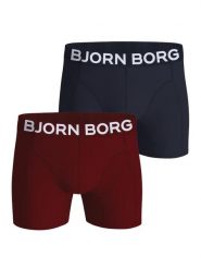 Bjorn_borg Bokserki z organicznej bawełny z elastanem 2 szt. – MULTIPACK 4. Bokserki męskie Björn Borg, bez wzorów, z bawełny. Za 247.00 zł.