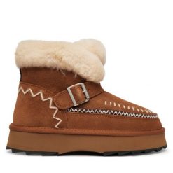 Śniegowce EMU Australia. Brązowe śniegowce damskie Emu Australia, bez zapięcia. Za 774.99 zł.
