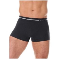 Bokserki termoaktywne męskie Brubeck BX10430 Comfort Wool. Szare bokserki męskie Brubeck, bez wzorów, z elastanu. Za 78.49 zł.