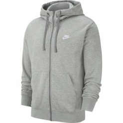 Bluza sportowa męska Nike Sportswear Club. Szare bluzy sportowe męskie Nike, m, bez wzorów, z kapturem, na fitness i siłownię. Za 299.99 zł.